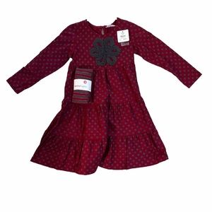 Matching dress and tights set